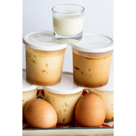 2 paniers de 6 flans caramel - Fromagerie du Madres  2