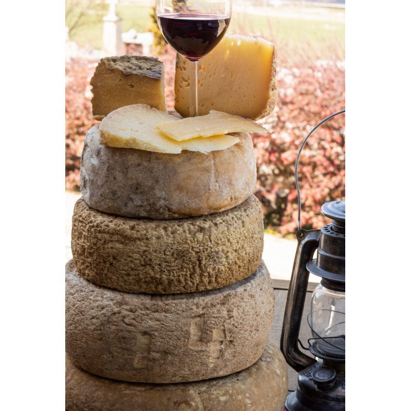 Meule Tome des Pyrénées lait cru - Fromagerie du Madres 